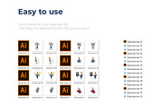 %SALE% -Businessman collection, a Work Illustration by VectorVision (Thumbnail 4 of 9)