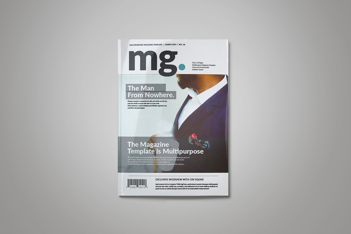 MG Magazine Template, a Magazine Template by Indotitas (Photo 1 of 10)