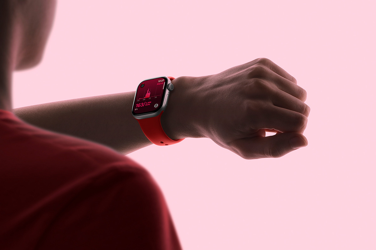 24 Watch Series 11 in Hand Mockups, a Wearable Device Mockup by Asylab (Photo 62 of 107)