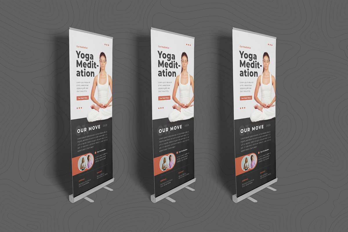 Our Meditation Roll Up Banner, a Print Template by Esensifiksi.studio (Photo 2 of 2)