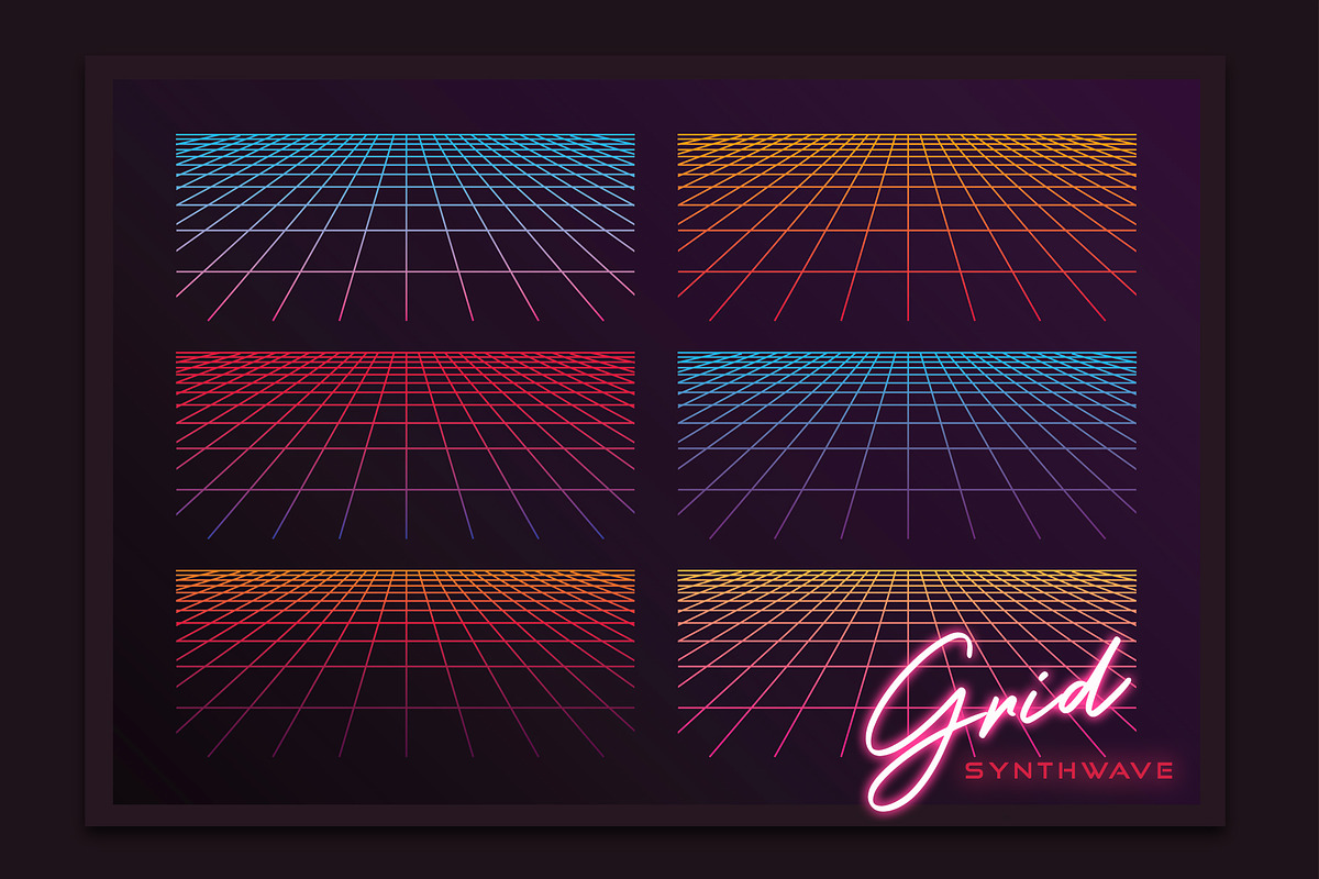 1980s Synthwave Toolkit, an Illustration by Polar Vectors (Photo 8 of 18)