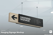 Hanging Sign Mockup - Metal Frame, an Advertising Mockup by graphicsauce (Thumbnail 2 of 4)