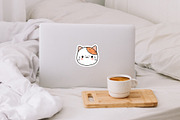 Cat Faces Sticker Pack, an Animal Illustration by natalisart (Thumbnail 5 of 5)