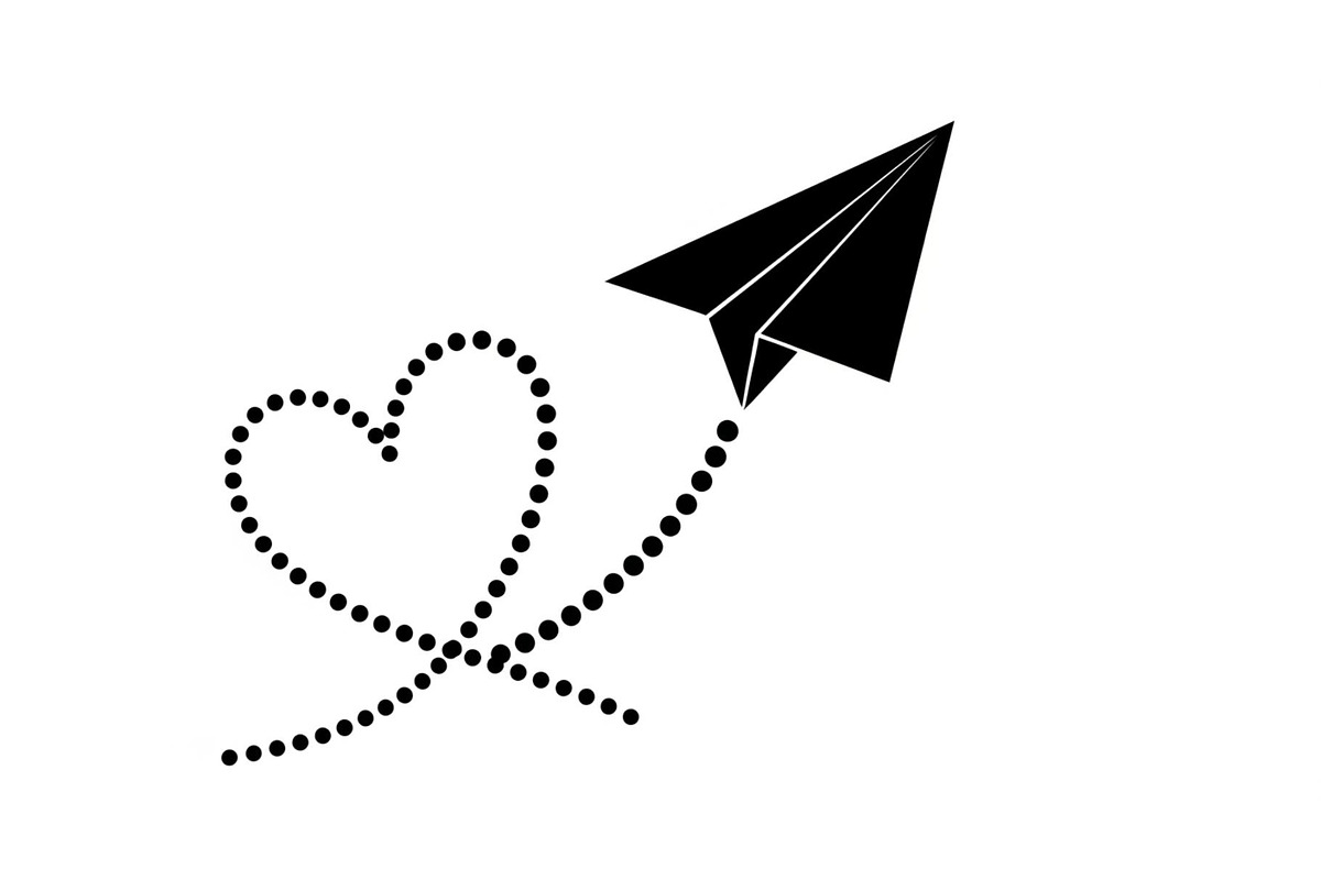 Paper Airplane Heart SVG Bundle, an Illustration by jahid234 (Photo 29 of 31)