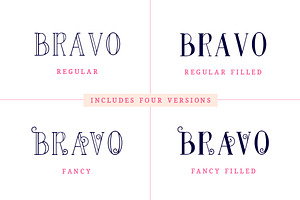 Bravo Sir Font Family