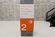 Pole Sign Wayfinding Mockup, an Advertising Mockup by herutage (Thumbnail 3 of 4)