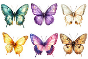 Butterflies Sublimation Clipart, an Illustration by cherrydesign (Thumbnail 2 of 3)