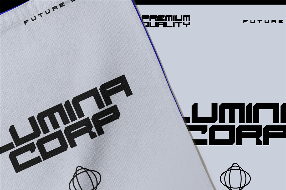 Tyxor - Futuristic Display Font, a Sans Serif Font by Typeagle (Photo 8 of 9)