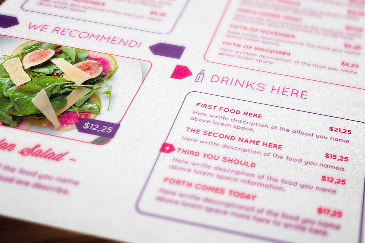 Design Food Menu 2, a Brochure Template by Luuqas Design (Photo 9 of 9)
