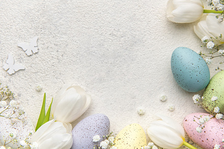 Happy Easter holiday greeting card., a Holiday Photo by Olena Rudo