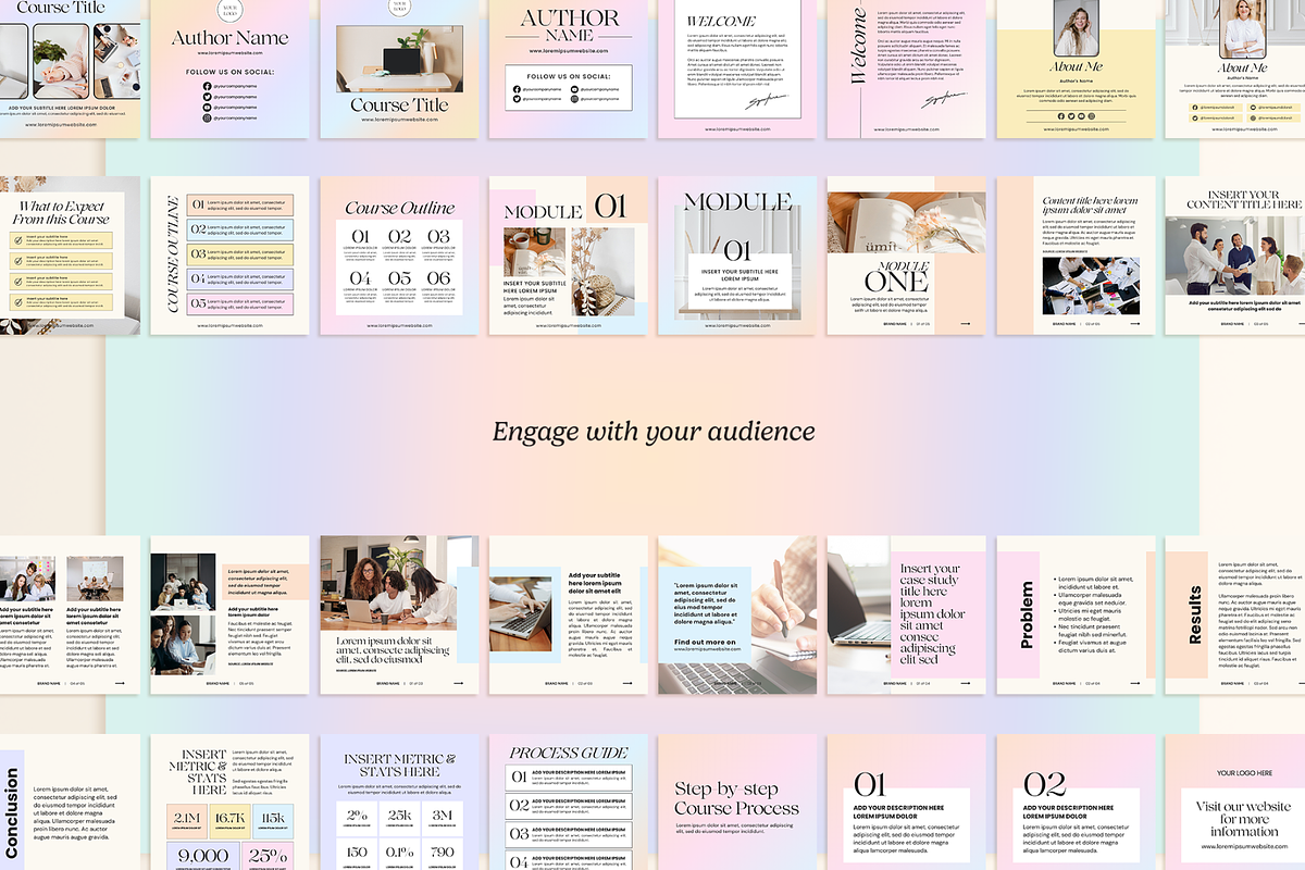 IRIS Course Creator Instagram Posts, a Social Media Template by Creatif Foundry (Photo 3 of 8)