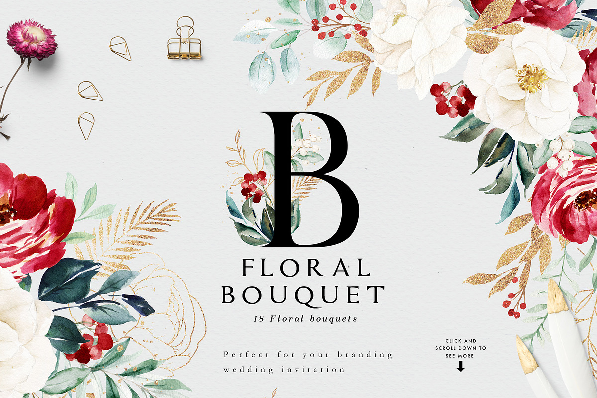 Watercolor Graphic Set-Velvet, an Object Graphic by Graphic Box (Photo 3 of 9)