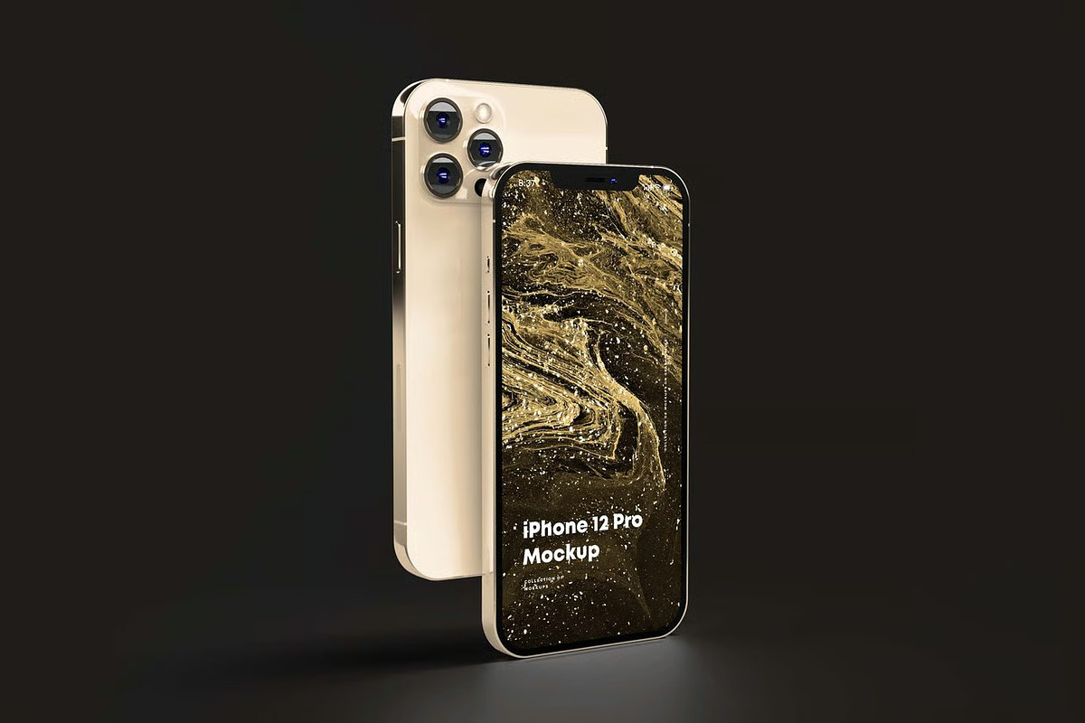 iPhone 12 Pro Mock-up, an iPhone Mockup by zippypixelstudio (Photo 8 of 14)