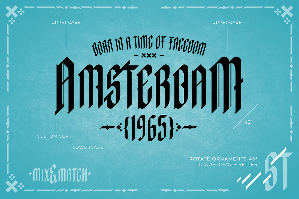 Adelberti | Modern Blackletter, a Blackletter Font by Fresh Design Elements (Photo 2 of 4)