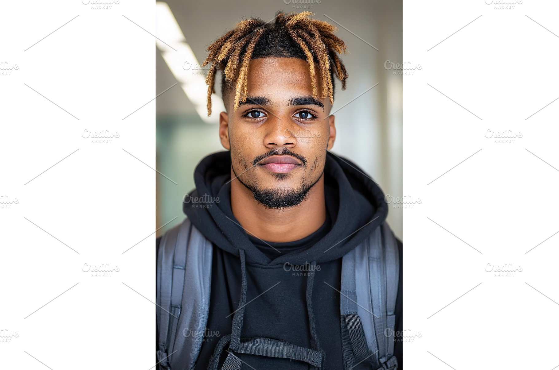 Young african male with dreadlocks, a School & Education Photo by Lermont51
