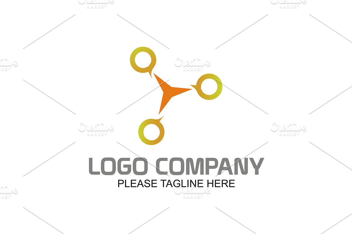 20 Logo Connecting Templates Bundle, a Branding & Logo Template by Friendesigns (Photo 18 of 21)