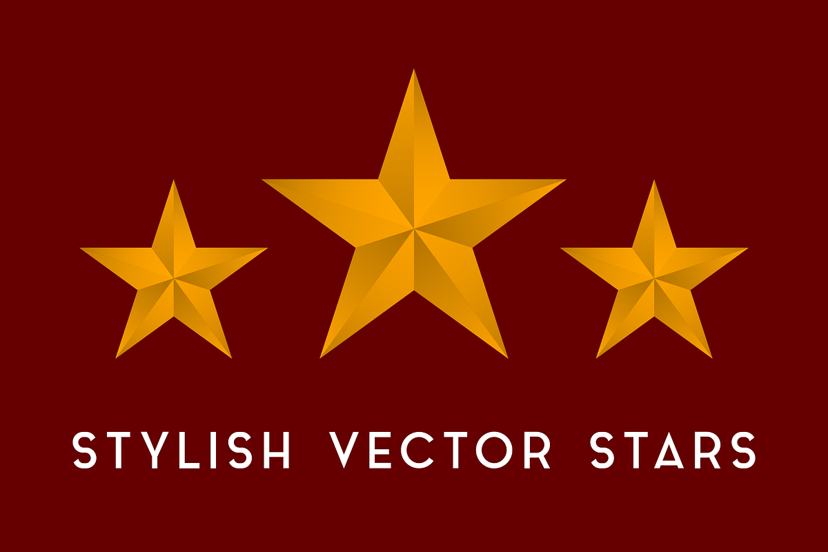 Stylish Vector Stars, a Graphic by The Petim (Photo 1 of 3)