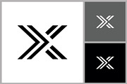 Abstract Letter X Logo Design, a Branding & Logo Template by quadrazo (Thumbnail 1 of 2)
