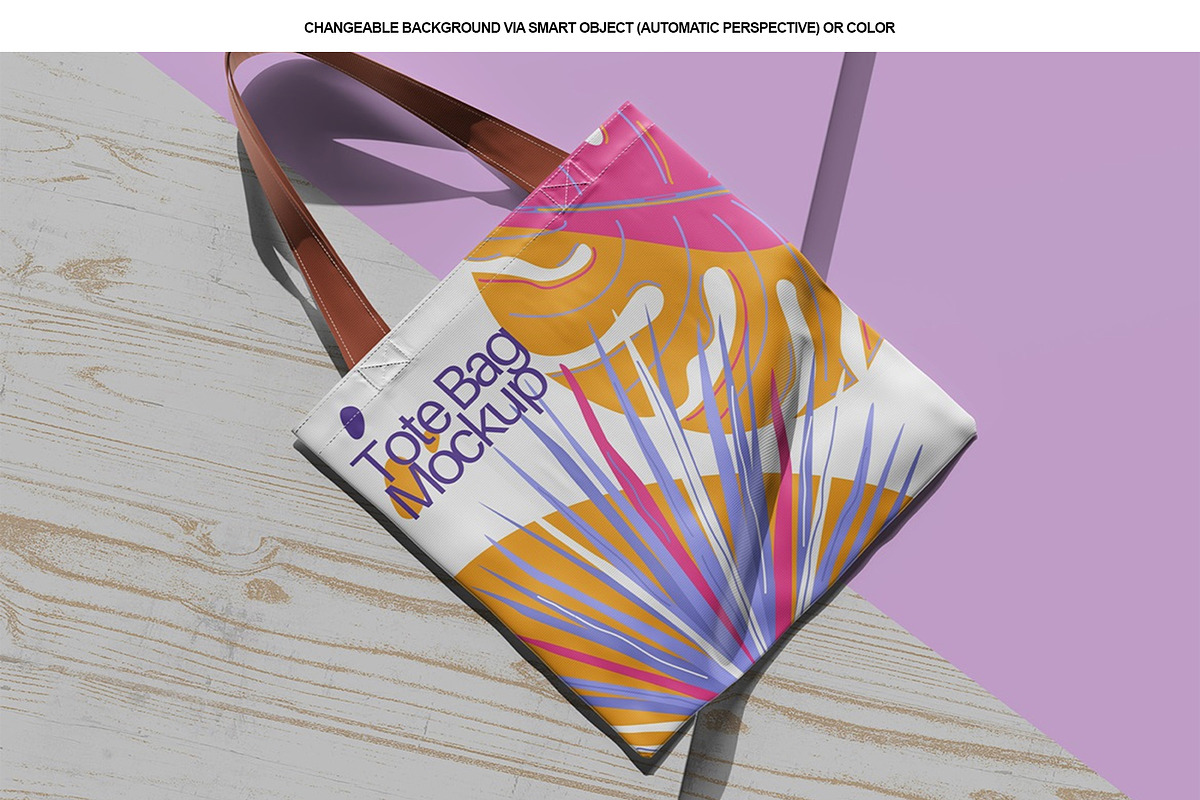 Tote Bag Mockup, a Packaging Mockup by Tokobeta (Photo 6 of 7)