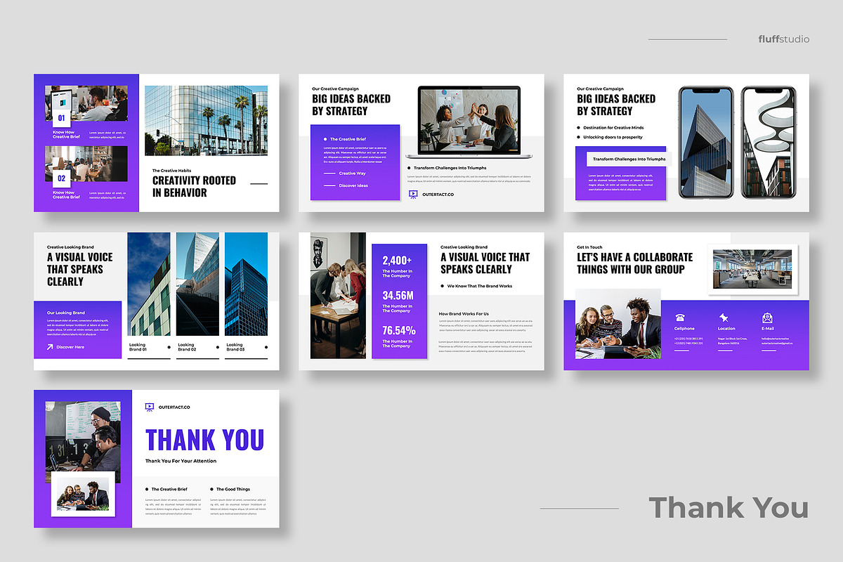 Creative Brief Google Slides, a Presentation Template by fluffstudio (Photo 4 of 4)