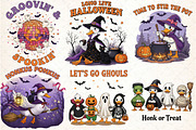 Halloween Vintage Sublimation PNG, an Illustration by DreamCafeArt (Thumbnail 3 of 6)