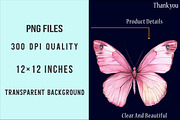 Watercolor Butterflies Clipart, an Illustration by SinaCreation (Thumbnail 4 of 5)
