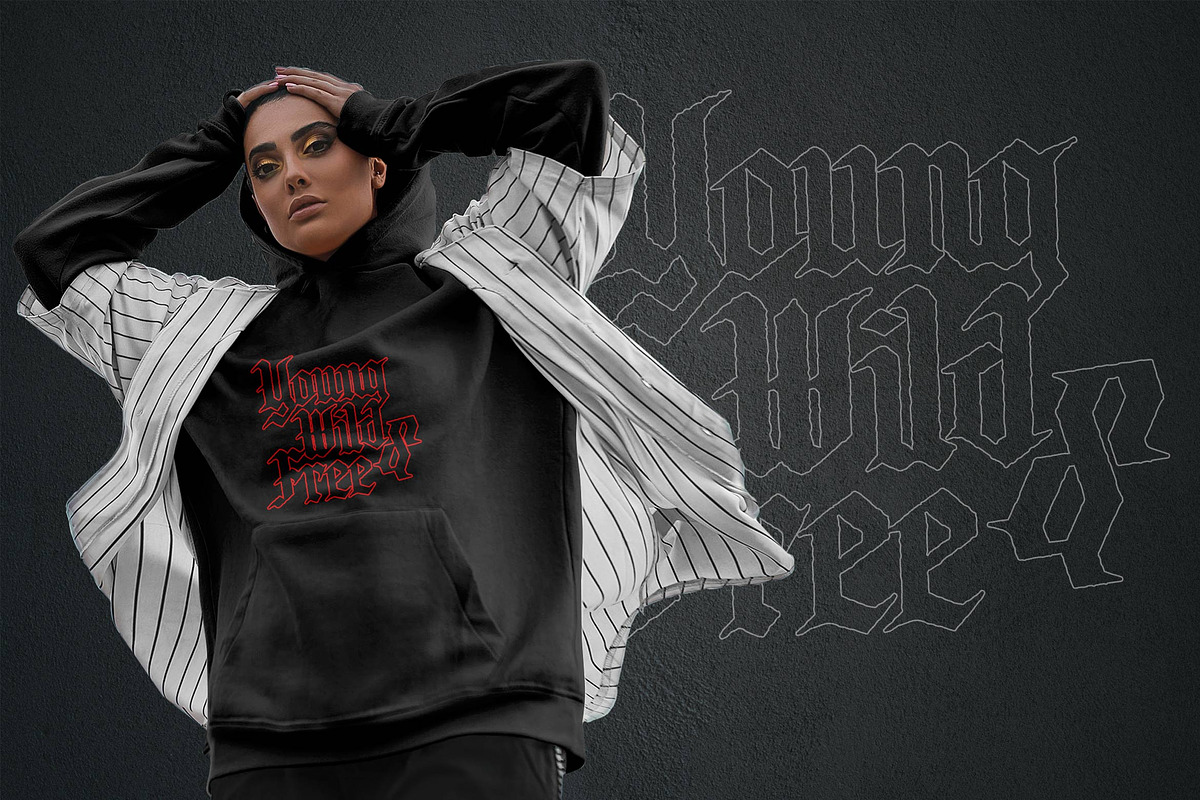 Corogh Gorge - Blackletter Font, a Blackletter Font by Krakenbox Studio (Photo 3 of 12)