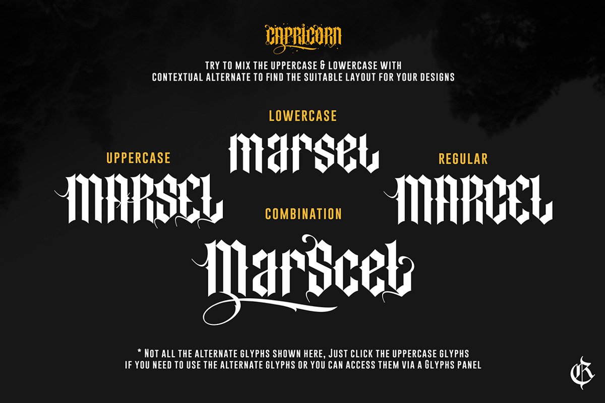 Blackletter Font Bundle, a Blackletter Font by Rvq Type Foundry (Photo 9 of 17)