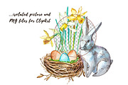 Easter set illustrations, a Decorative Illustration by Ann Astro (Thumbnail 3 of 7)