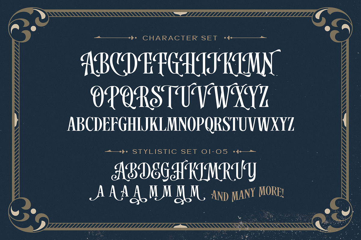 Arvoire Leonard - Layered Font, a Serif Font by Arterfak Project (Photo 10 of 11)