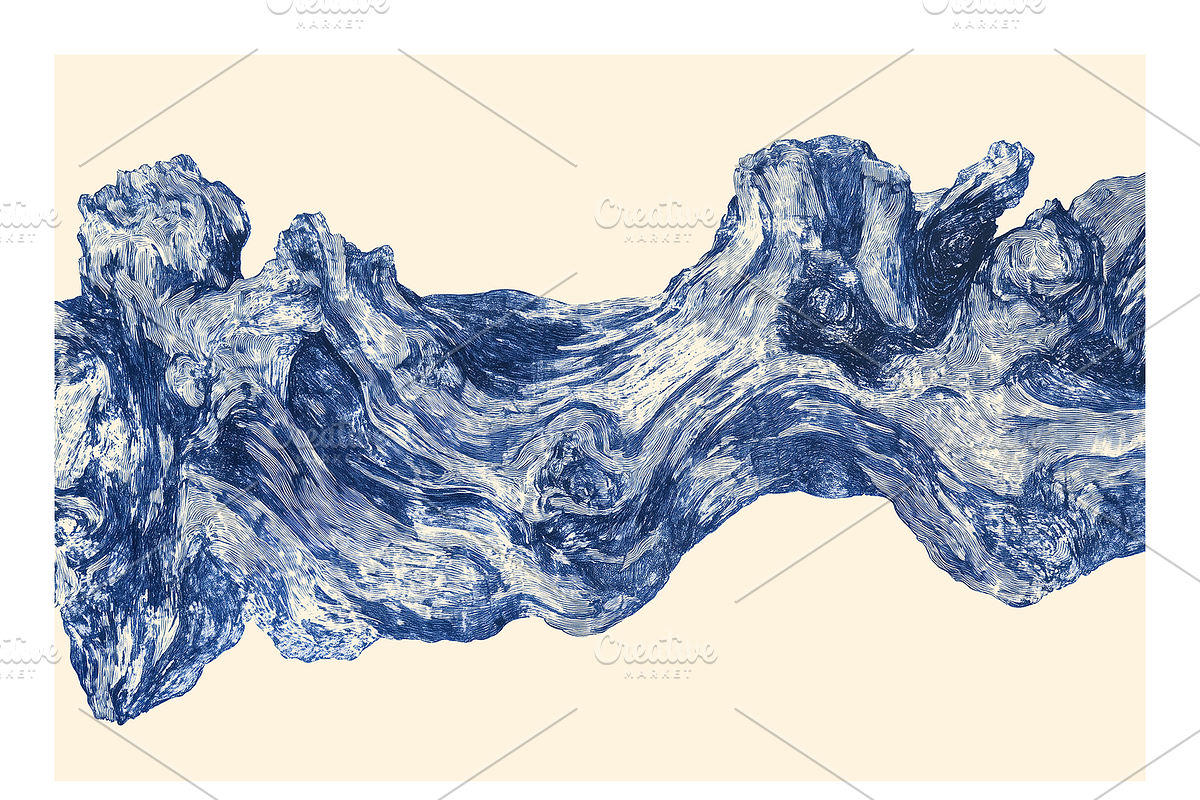 Bimo Co. 3 · Blue Organic Textures, a Texture Illustration by milatovar (Photo 11 of 24)