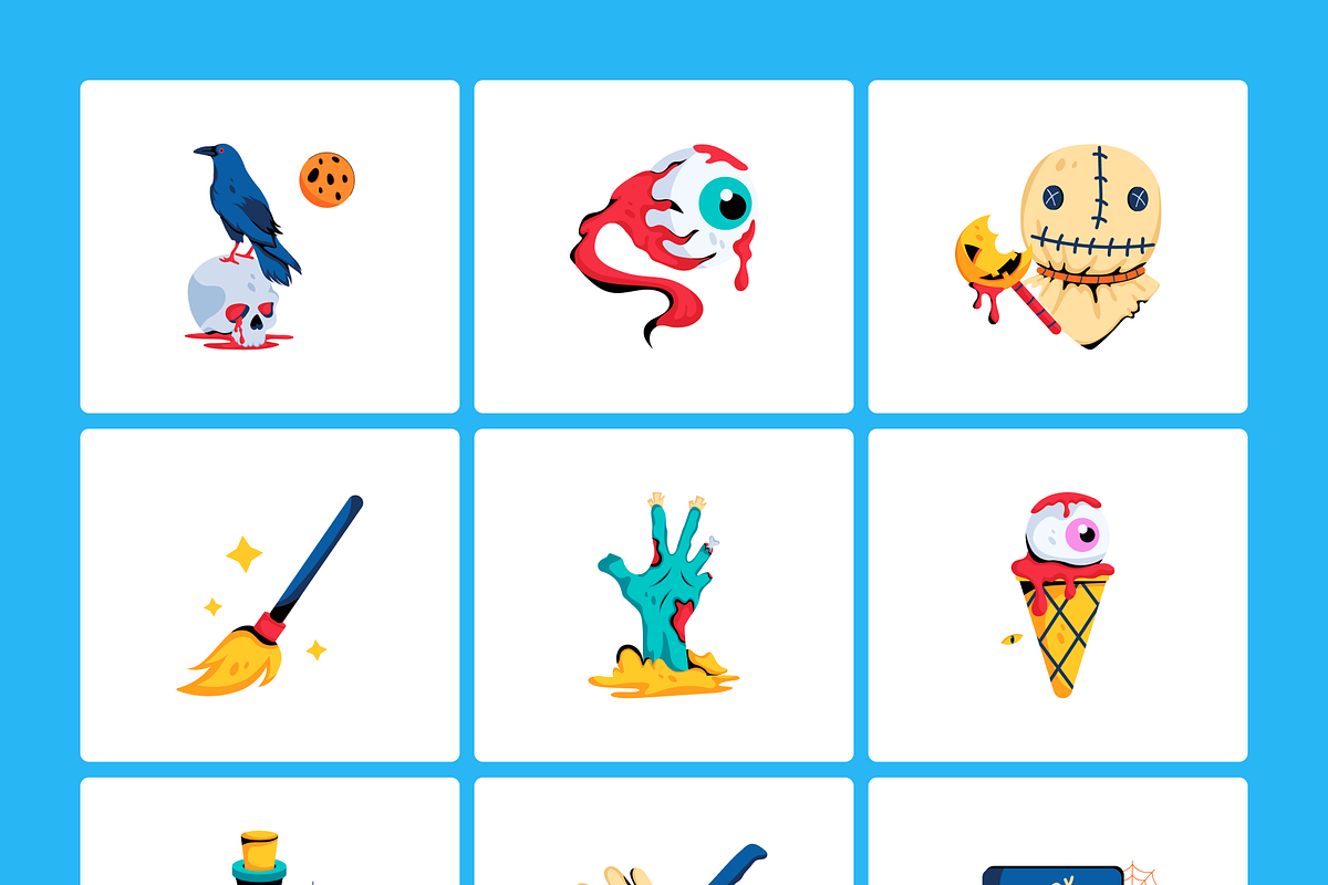 Animated Horror Icon Set, a Duotone Icon by Prosymbols (Photo 7 of 18)