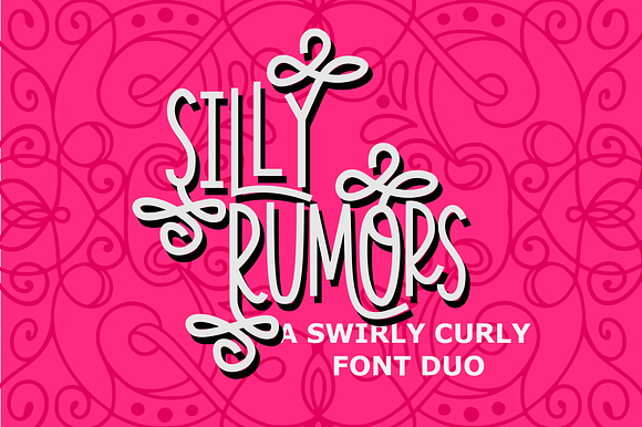Silly Rumors - Font Duo preview 5