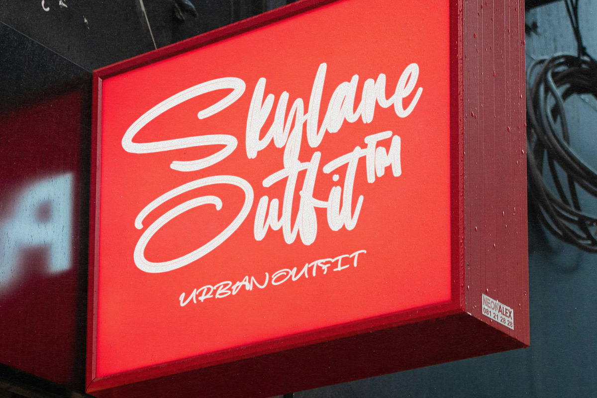 Swatch Out, a Script Font by Madjack.font (Photo 6 of 11)