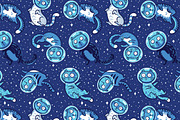 19 Fantasy Seamless Patterns, a Pattern Graphic by PenguinHouse (Thumbnail 14 of 20)