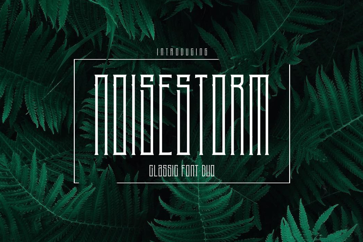 NoiseStorm Font Duo