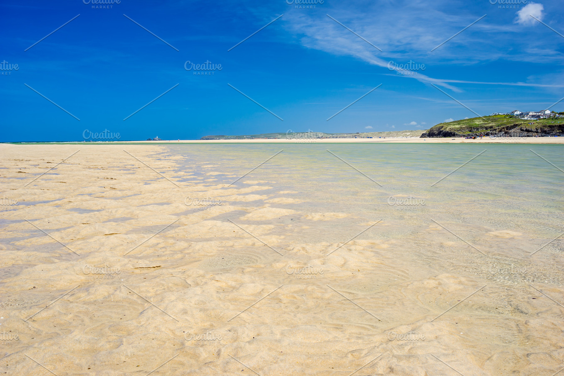 Porthkidney Sands Beach Cornwall England, a Photo by Ian Woolcock Photography
