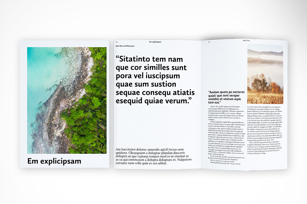 Modern Travel & Lifestyle Magazine, a Magazine Template by McLittle Stock (Photo 4 of 4)