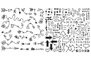 450 Hand-drawn elements, an Object Graphic by Xella Design (Thumbnail 2 of 4)