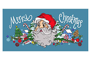 Christmas Greeting Card Illustration, a Decorative Illustration by singpentinkhappy (Thumbnail 3 of 10)