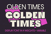 Olden Times Golden Times - Font, a Sans Serif Font by Suolahti Type (Thumbnail 1 of 8)