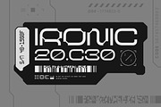 Nebula Rolek - Cyber Techno Typeface, a Sans Serif Font by Imoodev (Thumbnail 4 of 6)