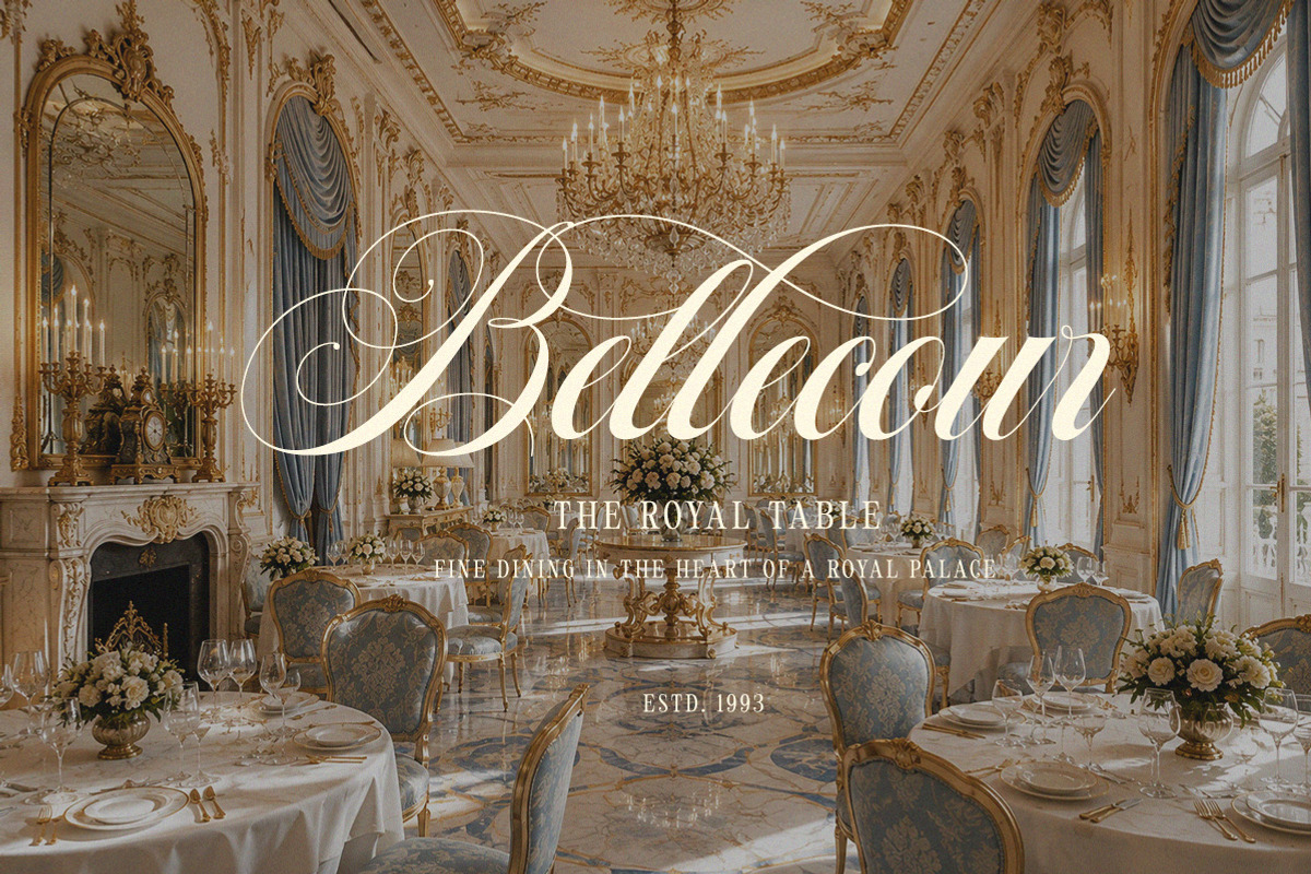 Roselvine Greetings Romantic Script, a Script Font by Letterhend Studio (Photo 9 of 10)