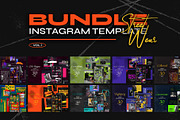 Bundle Streetwear Instagram Vol1, a Social Media Template by Azruca (Thumbnail 1 of 22)