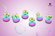 Bubbloom - Cute Bubble Font, a Handwritten Font by Attractype (Thumbnail 4 of 7)