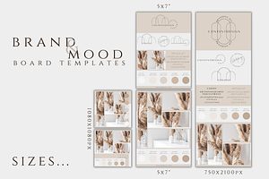 Aesthetic Brand Board Template Canva