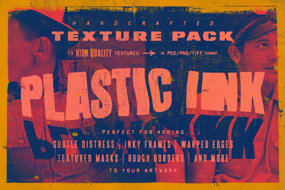 Plastic Ink | Texture Pack, a Texture Graphic by Slogan Wanted (Photo 1 of 4)