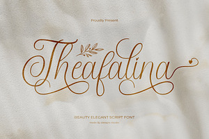 Theafalina - Beauty Elegant Script