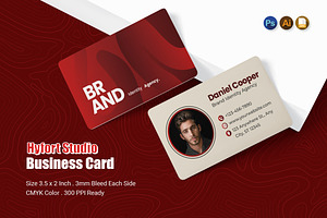 Hyfort Studio - Business Card, a Business Card Template by Esensifiksi.studio