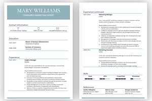 $2 Resume Template